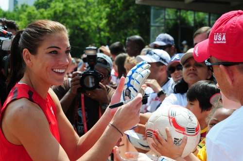 I haven't met a lesbo yet who doesn't have a crush on Hope Solo